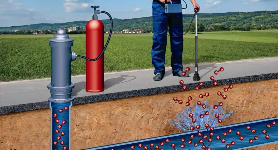 Ricerca perdita acqua a Milano con gas tracciante